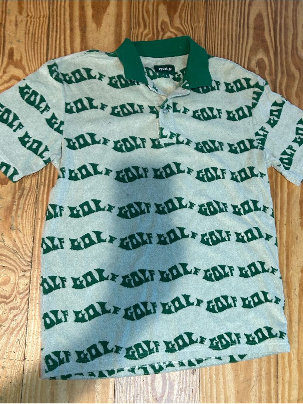 Tyler the Creator “Golfwang” Polo. Size small. Terry Cloth Material.